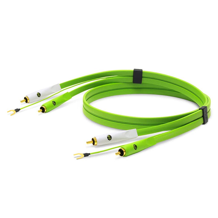 Oyaide NEO d+ Class B Plattenspieler-Cinch- und Erdungsdrahtkabel, 2 m