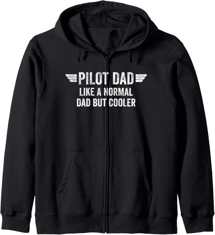 Pilot Dad Luftfahrt Flugzeug Shirts für Männer Vatertag Kapuzenjacke