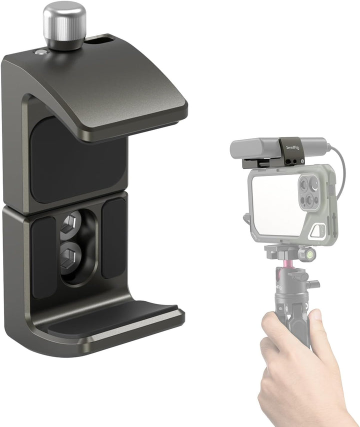 SMALLRIG Aluminium Power Bank Halter, Powerbank Mount Clamp für Tragbare Power Banks mit einem Breit