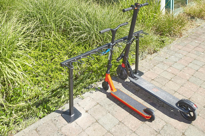 Halterung für 9 Scooter Modell auf dem Boden M509S