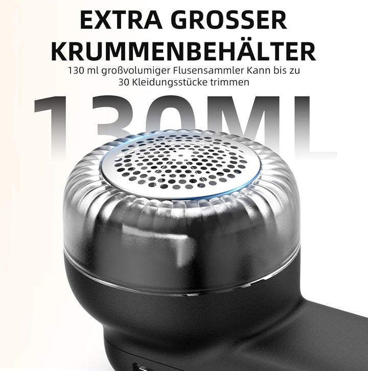 Fusselrasierer Elektrisch tragbarer Pullover-Entfilzer mit 3 Geschwindigkeiten 6 Blattklingen digita