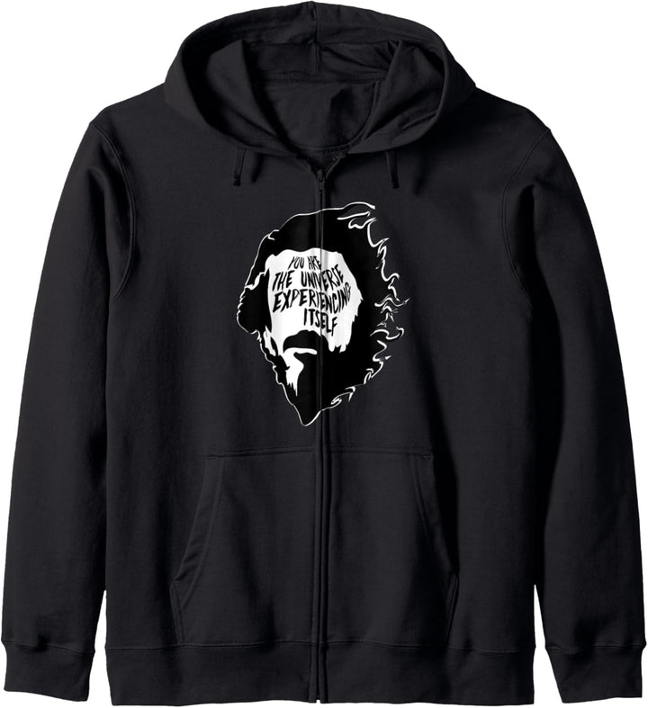 Alan Watts You Are The Universe Experiencing Itself Kapuzenjacke