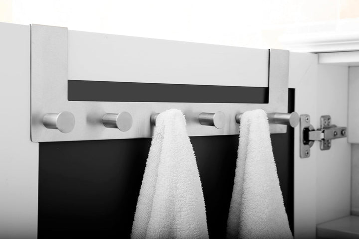 Handtuchhalter ohne Bohren - Türgarderobe Türhaken Handtuchhaken Handtuchstange Tür Bad WC (Edelstah