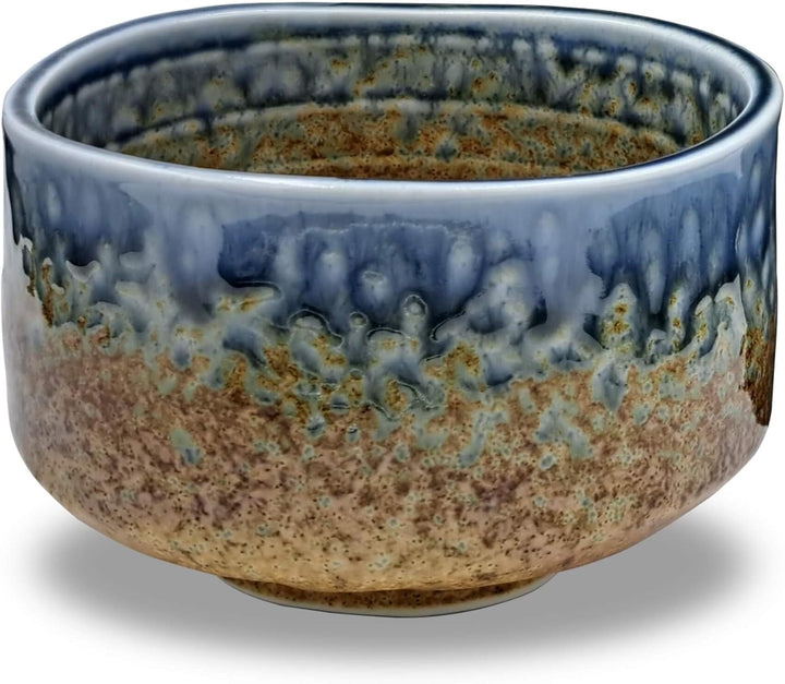 Japanische Matcha Schale Chawan Suna handgemacht aus Keramik - Hergestellt in Japan - zur japanische