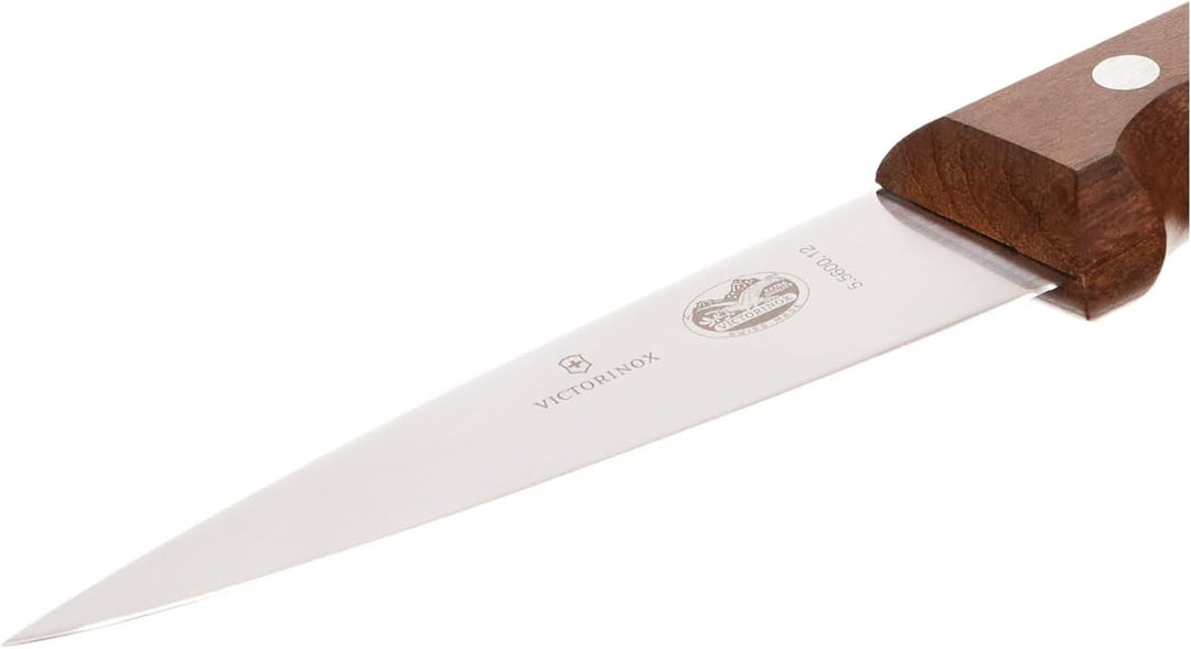 Victorinox Rosewood Stechmesser, mit Holzgriff, Gerade Klinge, rostfrei, edelstahl, spülmaschinengee