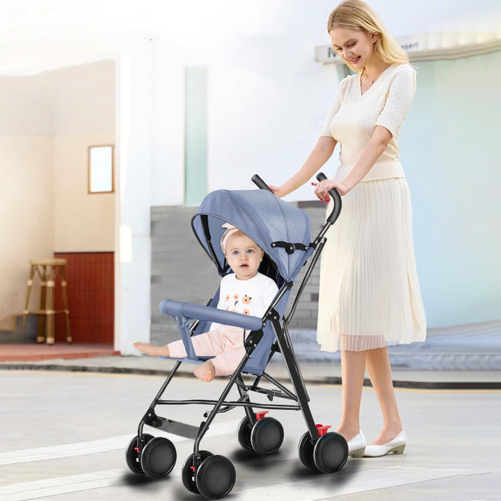 Kinderwagen Canne 0 – 4 Jahre, 0 – 22 kg, leicht und kompakt, mit verstellbarer Rückenlehne, 5-Punkt
