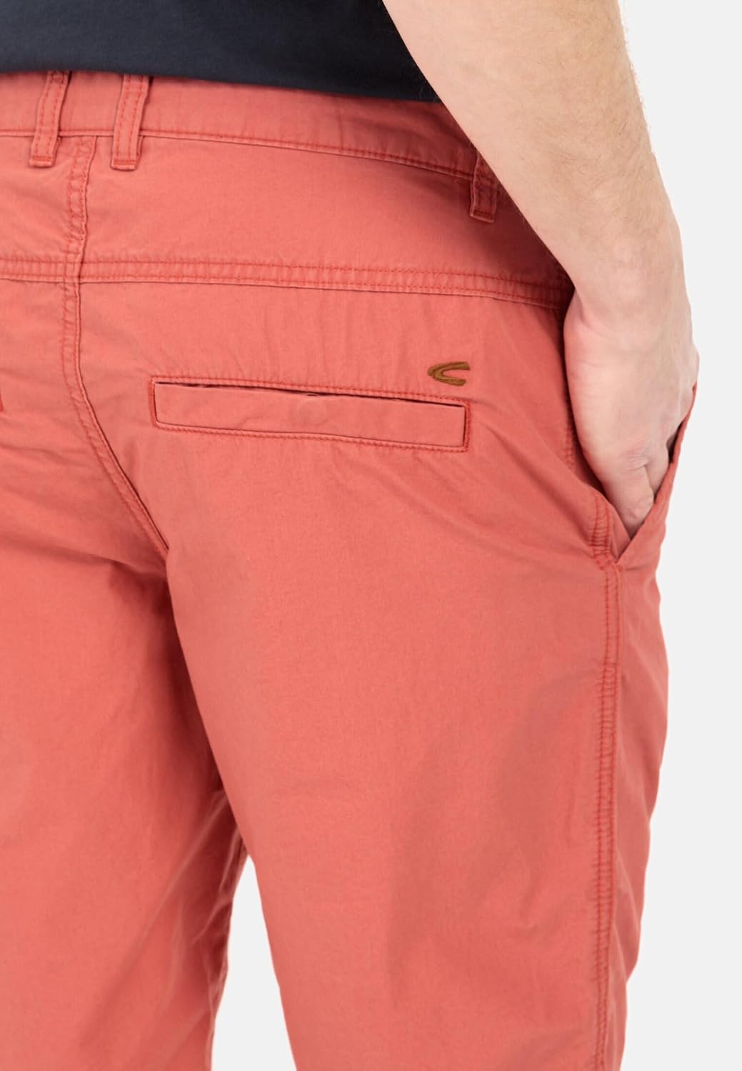 camel active Chino Shorts Aus Reiner Baumwolle - Hose 44W Hellrot, 44W Hellrot