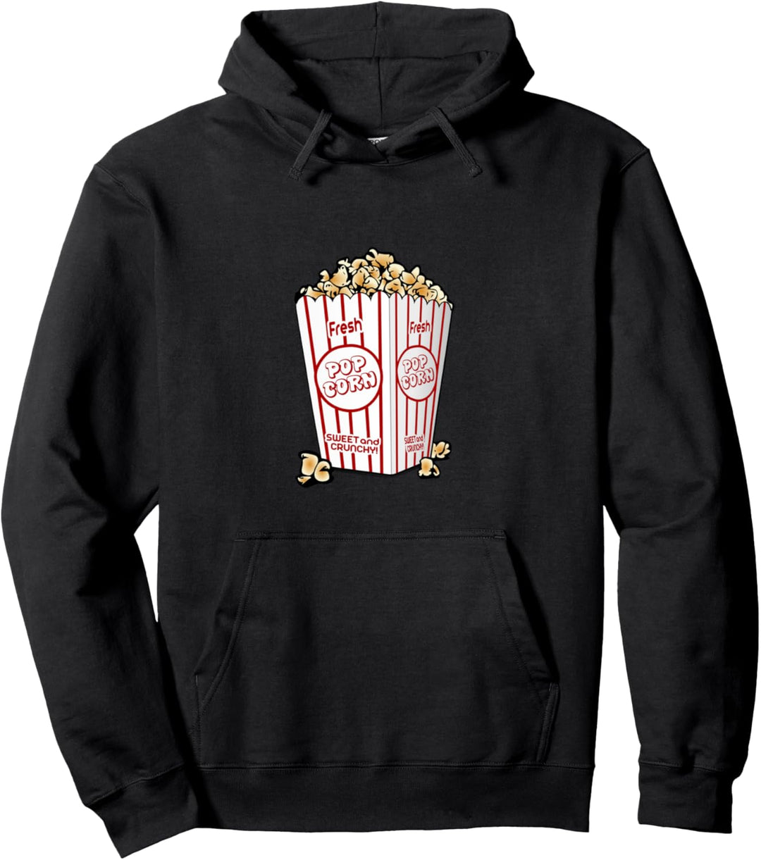 Box mit Popcorn Pullover Hoodie