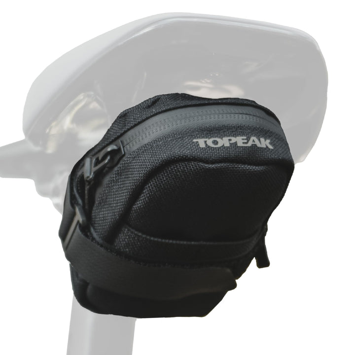 TOPEAK Elementa SeatBag Slim Black Hook &amp; Loop Strap X-Small Schwarz, X-Small Schwarz