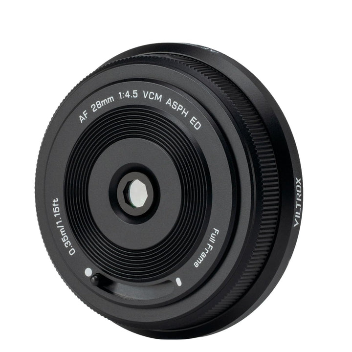 VILTROX AF 28mm F4.5 Vollformat Pancake Objektiv für L Mount Kamera, Autofokus Chips-Size Ultra-Thin