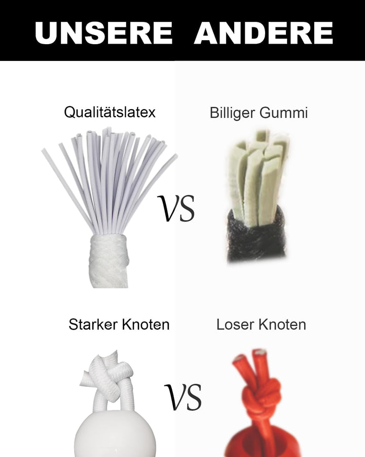 Spanngummis mit Kugel 15cm - 100 Stück Planenspanner mit Kugel, Spanngummi Kurz, Zelt Gummispanner m