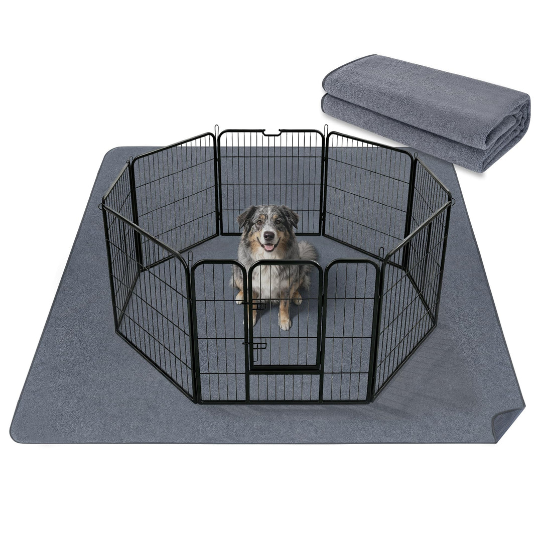 Welpenunterlage Waschbar Puppy Training Pads,182x182CM Hundedecke Matten, 182x182CM