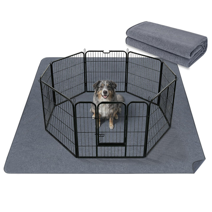 Welpenunterlage Waschbar Puppy Training Pads,182x182CM Hundedecke Matten, 182x182CM