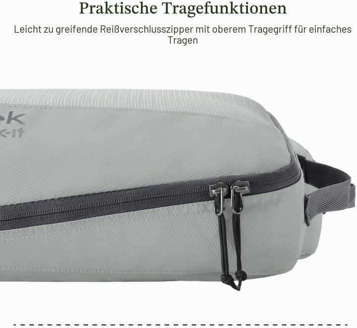 Eagle Creek Pack-It Reveal Packwürfel Set XS/S/M I 3er Set mit Mesh-Sichtfenster I Für Kofferorganis