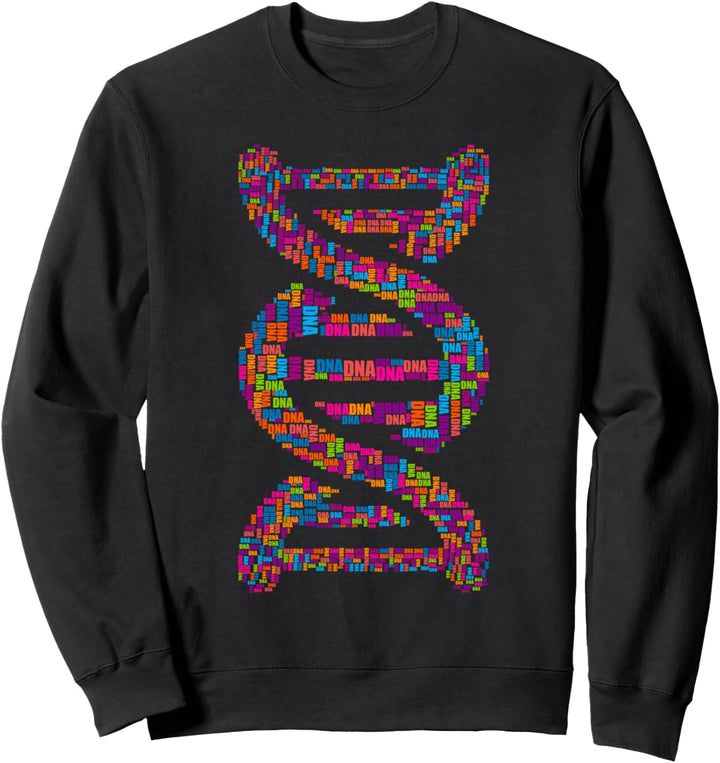 Biologie DNA Molekül Wort Cloud Science Lehrer Geschenk Sweatshirt