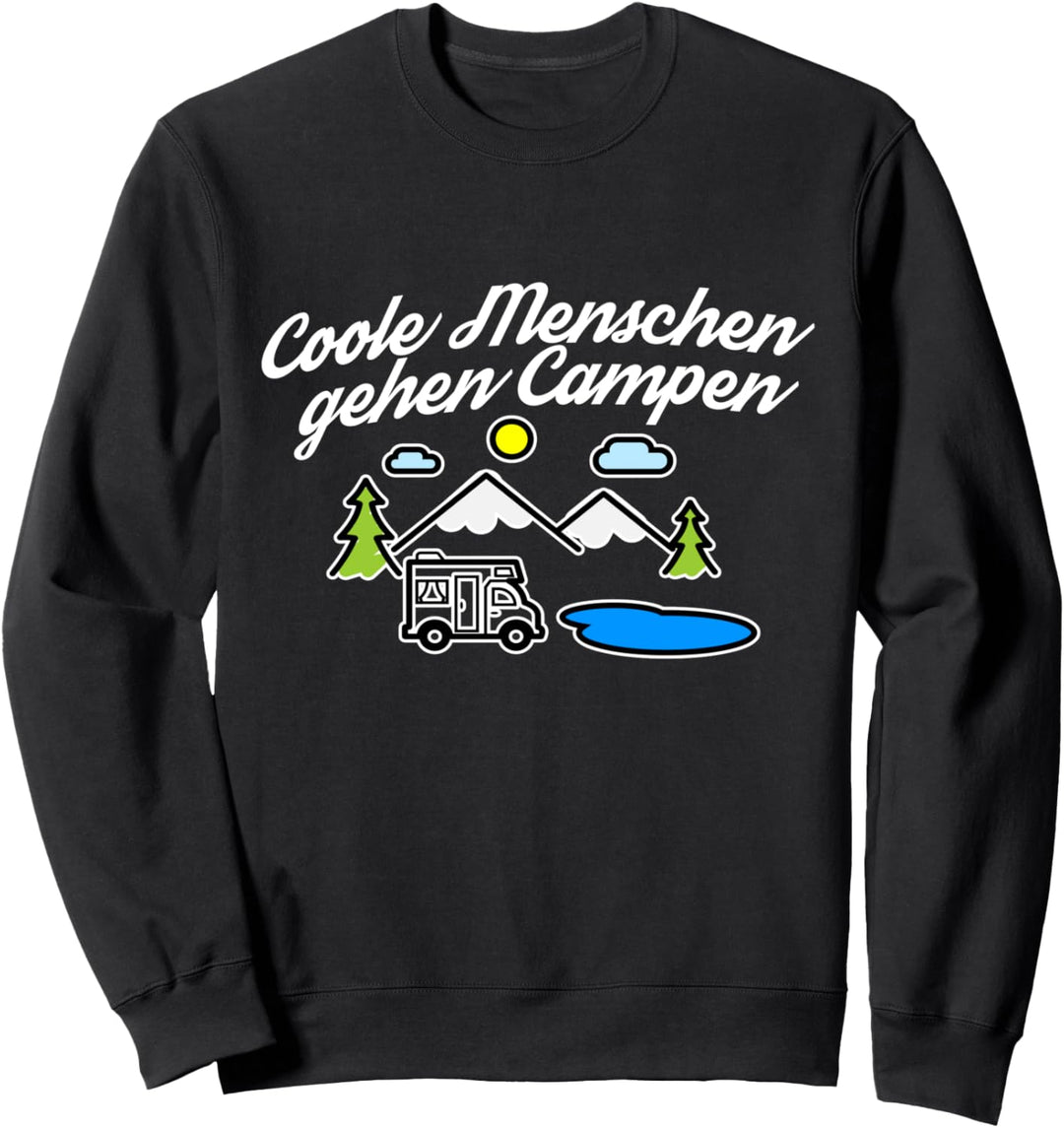 Camper &amp; Camping Geschenk für Wohnwagen Urlauber Campen Sweatshirt