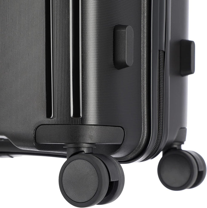 Travelite Vaka - 4-Rollen-Trolley 65 cm M black Schwarz, Schwarz