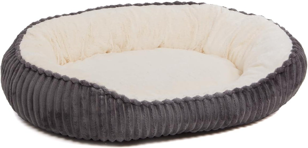 Wallace &amp; Jones | Katzenbett grosse Katzen | Cameron - Katzenkorb oval flauschig | Katzennest rutsch