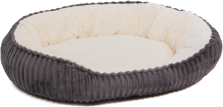 Wallace &amp; Jones | Katzenbett grosse Katzen | Cameron - Katzenkorb oval flauschig | Katzennest rutsch