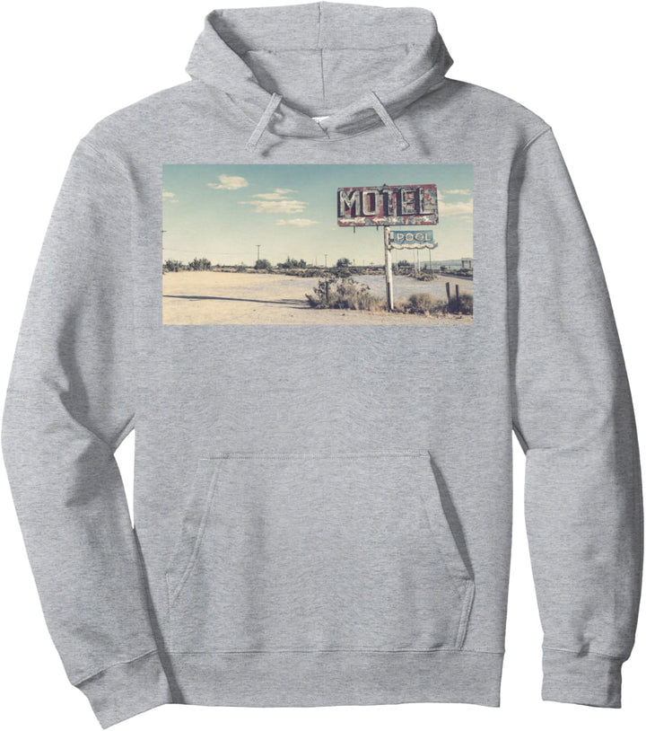 Trendy Desert Motel Pullover Hoodie
