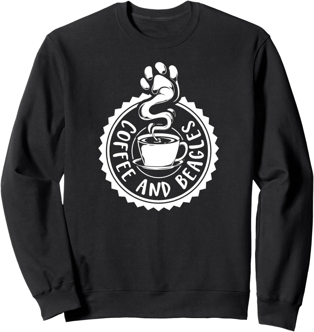 Kaffee und Beagle Sweatshirt
