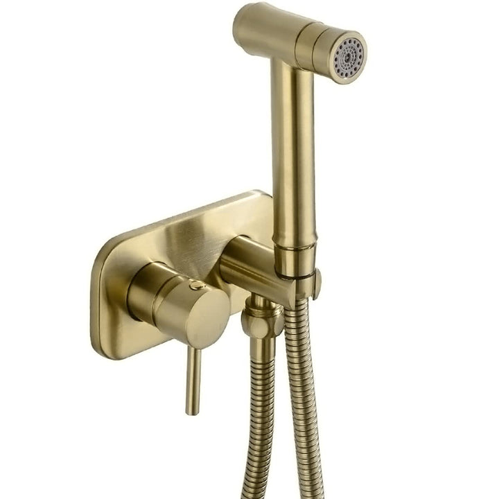 TRUSTMI Badezimmer Verdecktes Heiss- und Kalt-Bidet-Sprüh-Set, Handsprüher Shattaf Warmwasser-WC-Auf