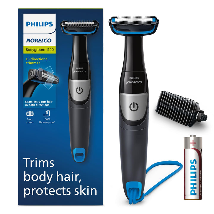 Philips Norelco BG1026/60, Bodygroom-Serie 1100, wasserfest, für Herren