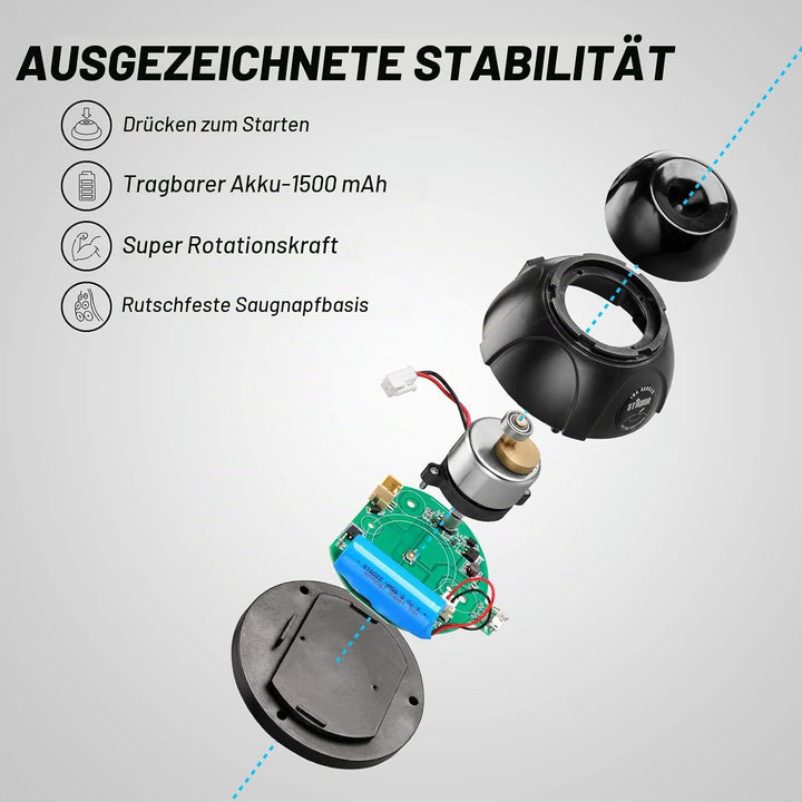 STIGMA Wireless Mini Vortex Mixer 5200rpm Labor Vortex Mixer Shaker mit USB Tintenmischer für Tinte
