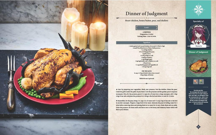 Genshin Impact Official Cookbook: Culinary Journeys Across Teyvat, Gebundenes Buch