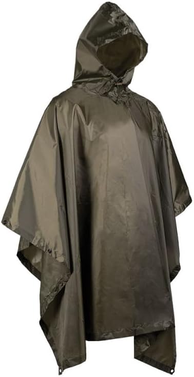 Mil-Tec Unisex Basic Poncho Einheitsgrösse Oliv, Einheitsgrösse Oliv
