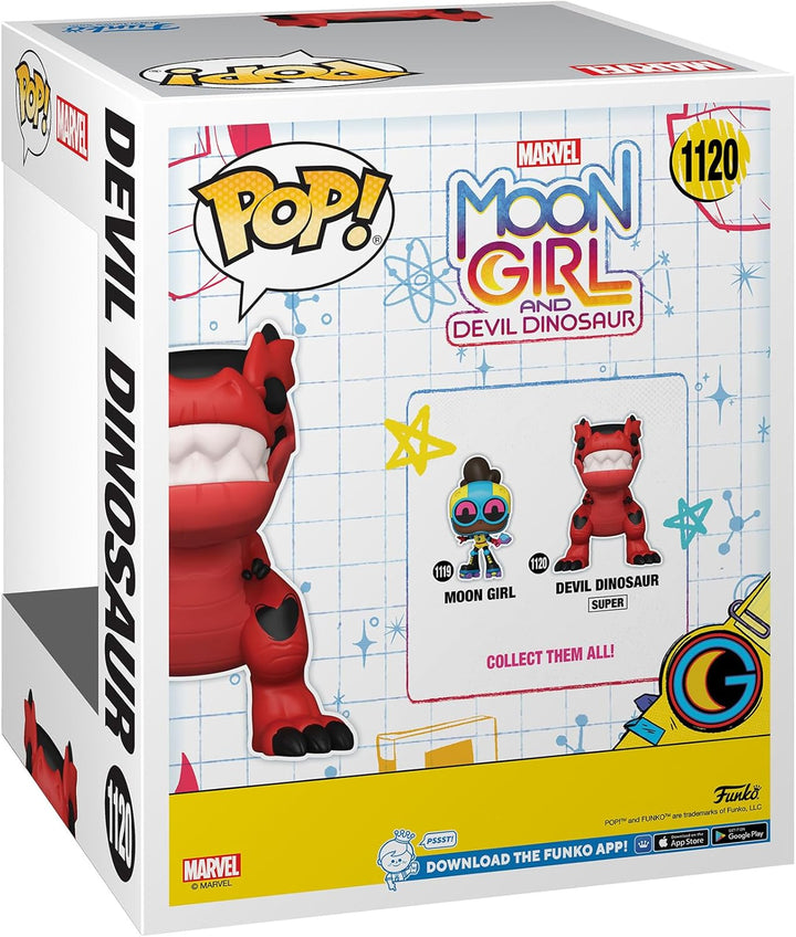 Funko Pop! Super: Devil Dino - Moon Girl and Devil Dino - Vinyl-Sammelfigur - Geschenkidee - Offizie