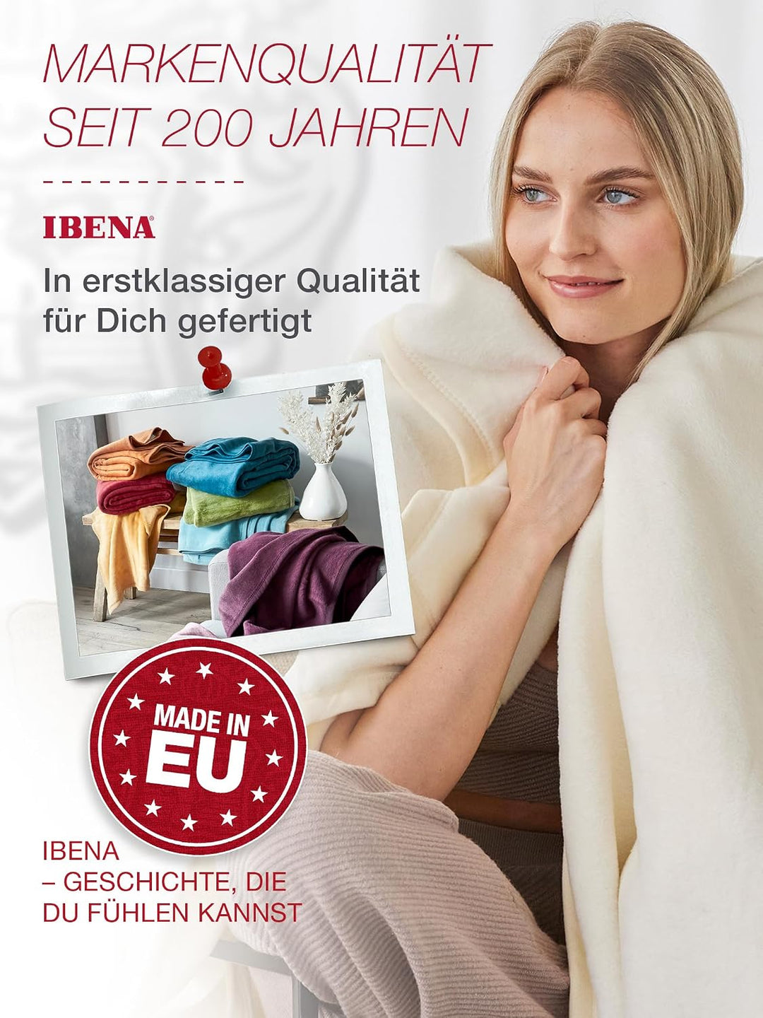 IBENA Porto Kuscheldecke 150 x 200 cm – Kuscheldecke Helltürkis, Wohnzimmerdecke, Baumwollmischung,