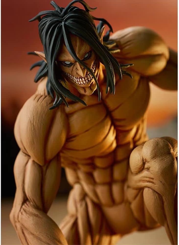 XESAGSNV Attack on Titan Statue PVC Sammlerstück Geschenk Statue Anime Modell Dekoration (weibliches