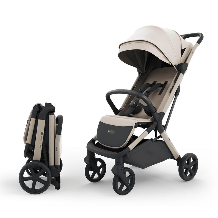 Kinderkraft NUBI 3 Buggy bis 22 kg, automatisch zusammenklappbar, grosse EVA-Räder, Mesh-Sitz, 5-Pun