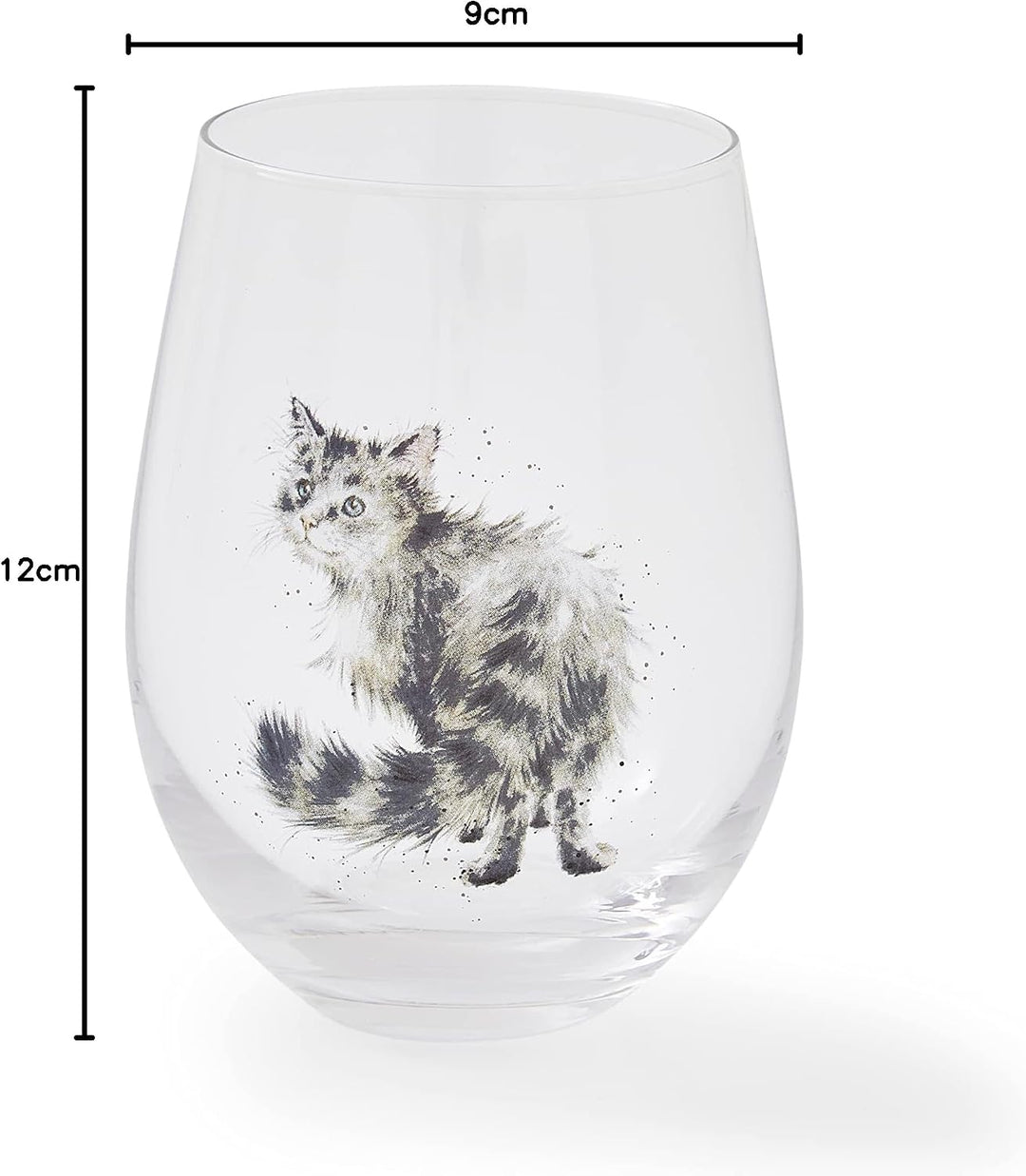 Wrendale, Glas, Designs Trinkgläser, 4 Stück