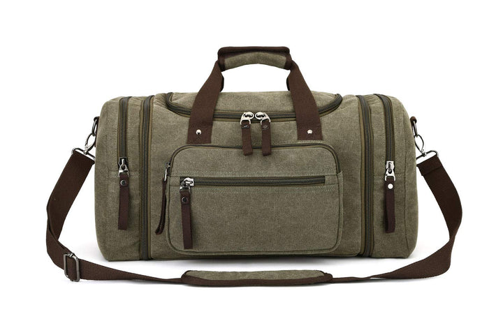 Reisetasche, gross 40 l 50 l erweiterbare Segeltuch-Reisetasche, Unisex-Reisetaschen, Wochenendtasch