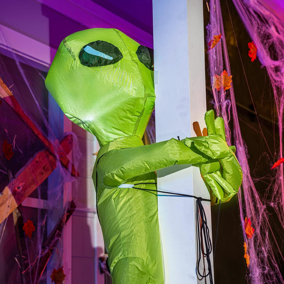 Joiedomi Aufblasbarer Halloween-Baum, aufblasbar, 1,2 m, mit integrierten LEDs, aufblasbar, für Hall