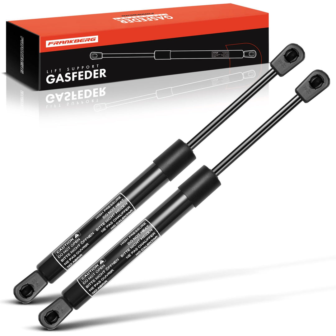 Frankberg 2x Universal Gasfeder Gasdruckdämpfer Gasdruckfeder Dämpfer 490N 280MM 95MM Schwarz