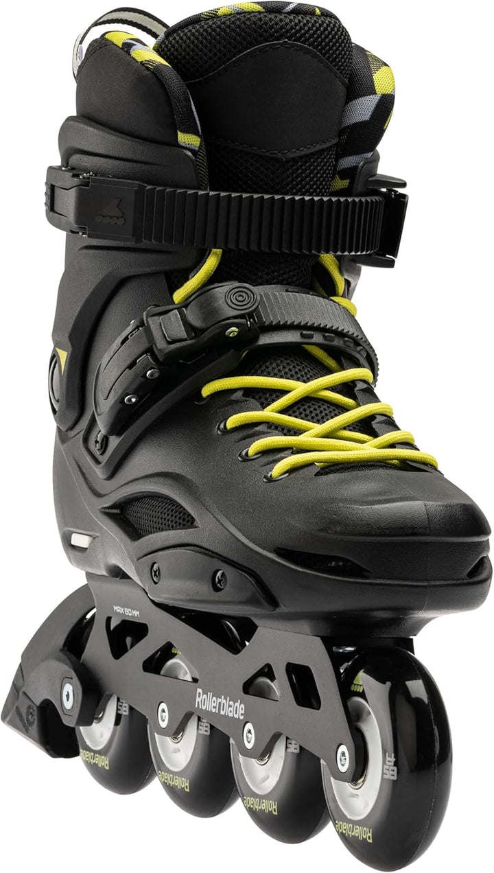 Rollerblade Herren Rb Cruiser Inlineskate 250 Black/Neon Yellow, 250 Black/Neon Yellow