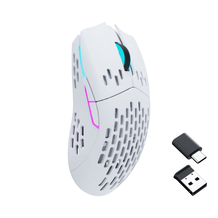 Keychron M1 Wireless Mouse, PAW3395 Sensor mit programmierbarer Makrotaste 26.000 DPI Unterstützt 2,