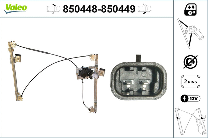 VALEO Fensterheber 850448