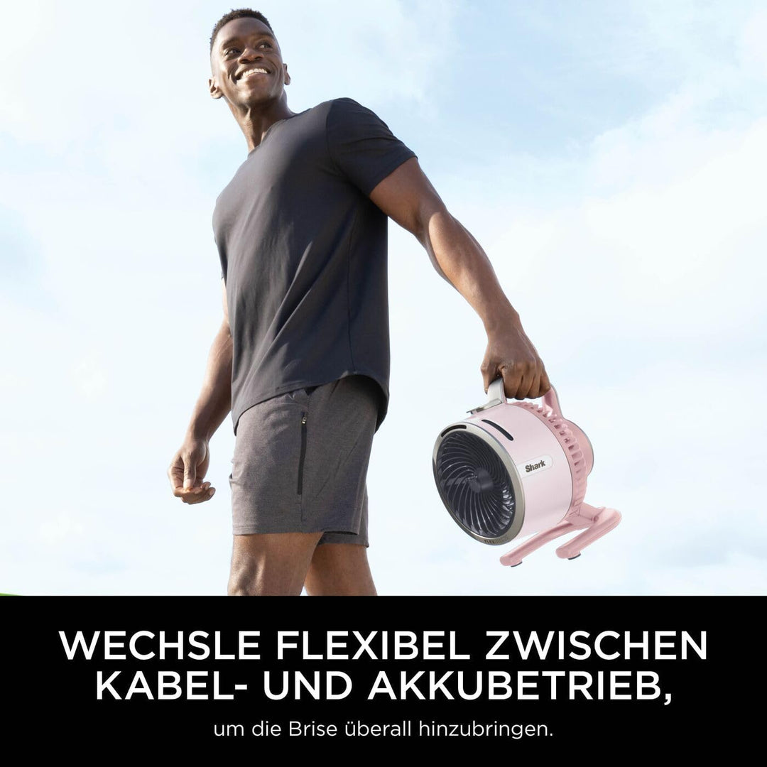 Shark FlexBreeze HydroGo Starker Ventilator mit Sprühnebel, Kühlung für drinnen &amp; draussen, leise &amp;