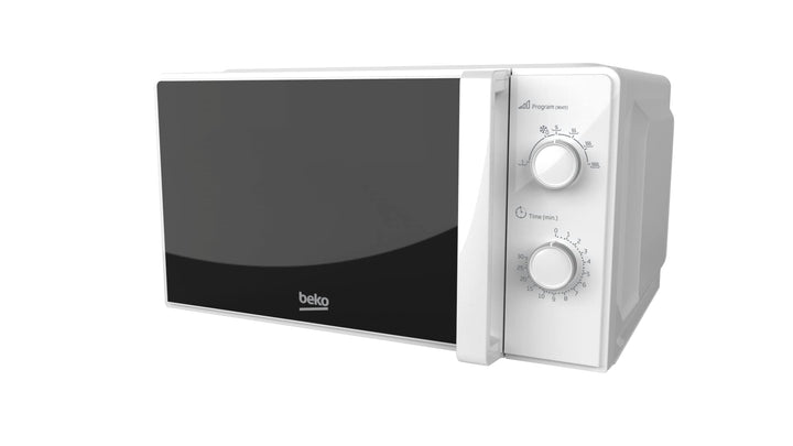 Beko MOC20100WFB Mikrowelle Solo 20 Liter, 700 W, Timer max. 30 min, 5 Stufen, Auftau- und Aufwärmfu
