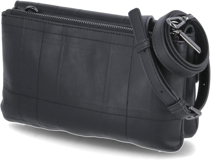 Calvin Klein Re-Lock Xbody with Flap Quilt CK Black