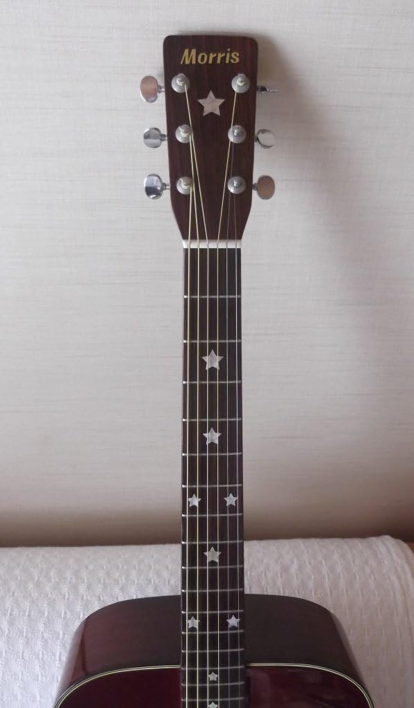 Inlay Sticker Griffbrett Position Marker für Gitarren &amp; Bass – Everly Brothers Stars - Weiss Perle W