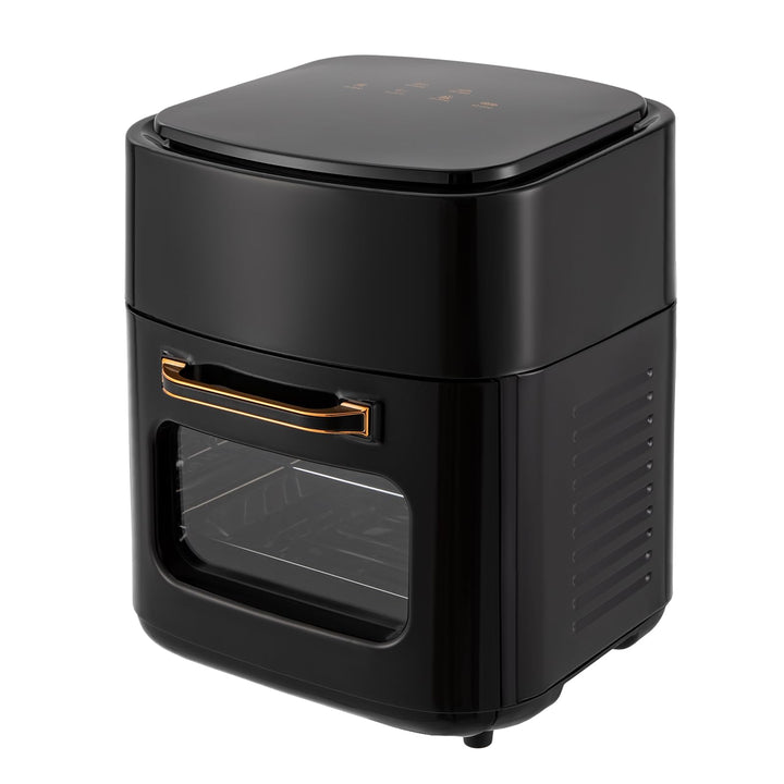 Multifunktionale Digitale Heissluftfritteuse, 1400W Airfryer, Minibackofen mit LED-Touchscreen, Schn