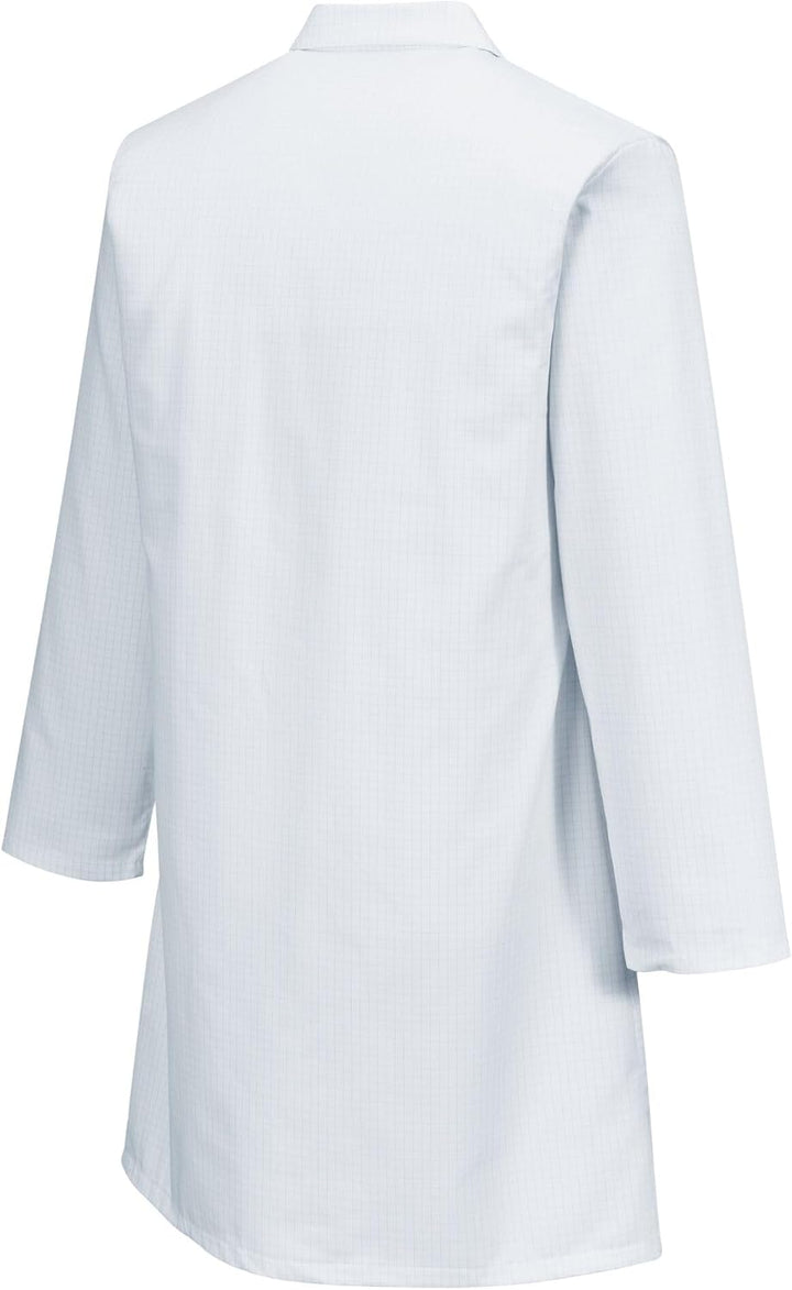 Anti Static Coat, colorWhite talla Large L Weiss, L Weiss