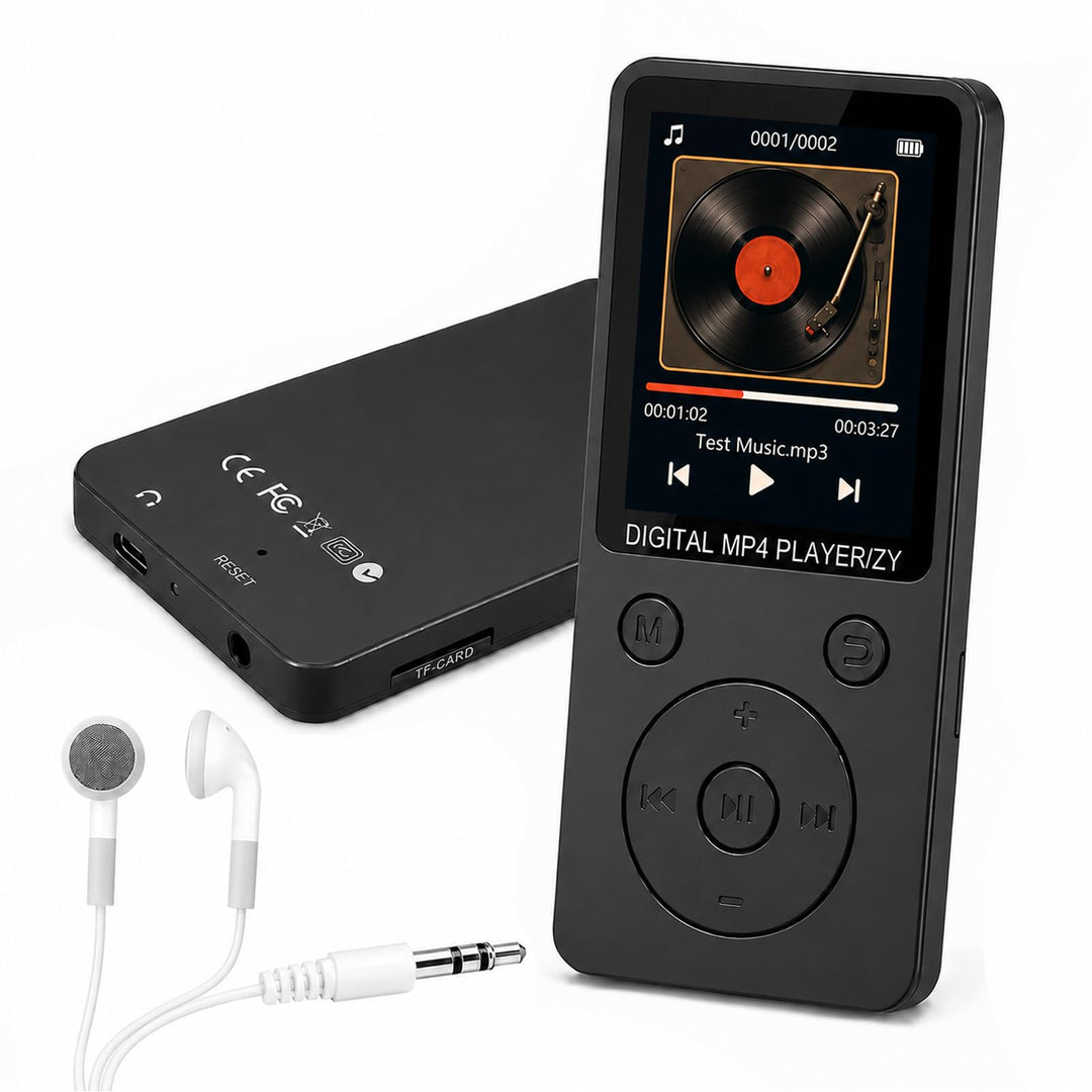 MP3 Player 32GB Bluetooth 5.0 mit Lautsprecher für 1,8"" Bildschirm