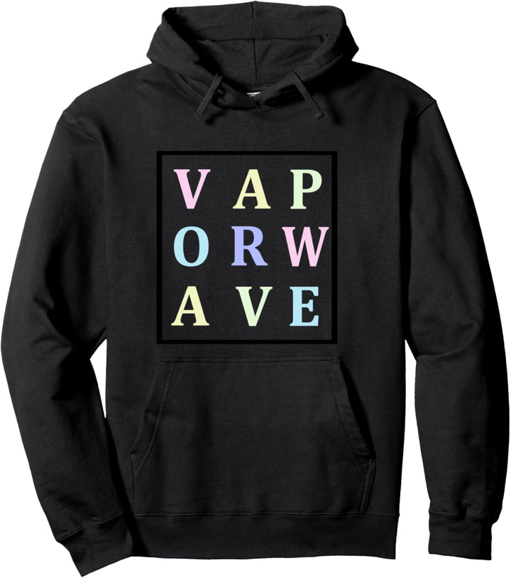 Vaporwave Aesthetic Box Pullover Hoodie