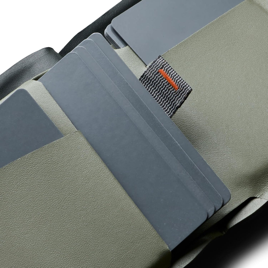 Bellroy Apex Note Sleeve – (Vorgeformte Leder-Brieftasche, RFID-Schutz) - Everglade, Everglade